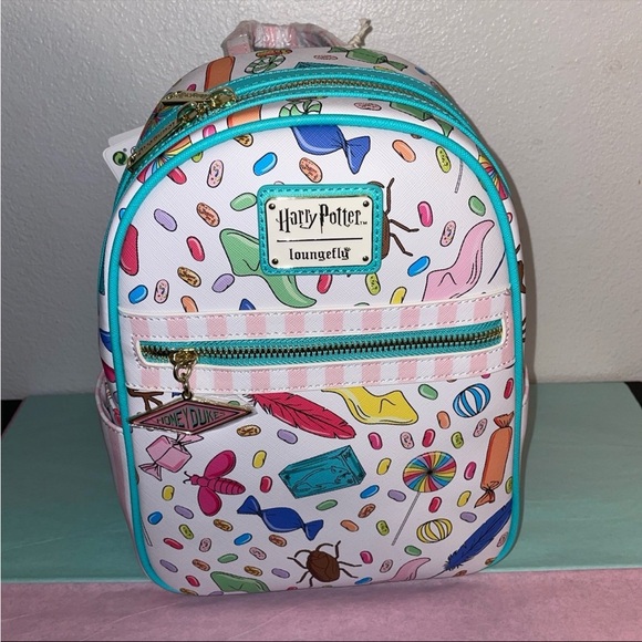 Exclusive Loungefly Harry Potter Honeydukes Sweet Shop Mini Backpack & Wallet - Picture 3 of 10
